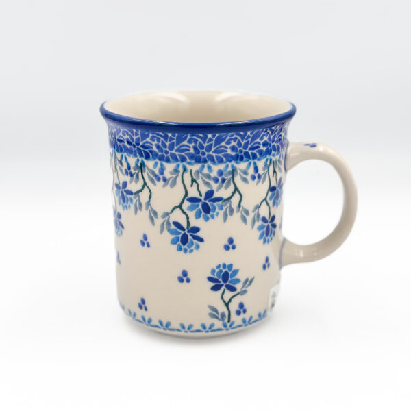 Kubek Prosty Bolesławiec 250ml blue